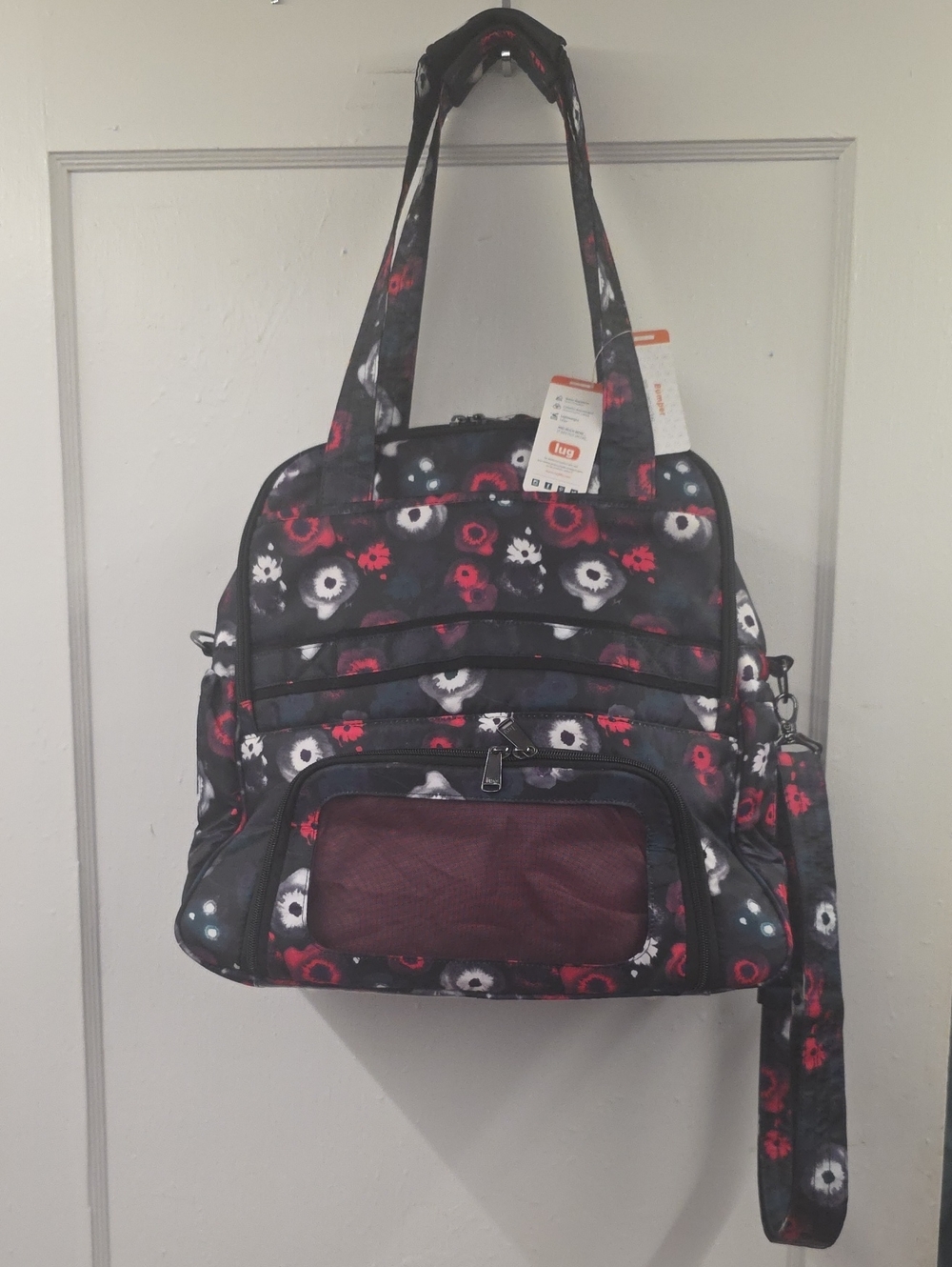 Lug Bumper Gym Overnight Travel Bag Floral NWT